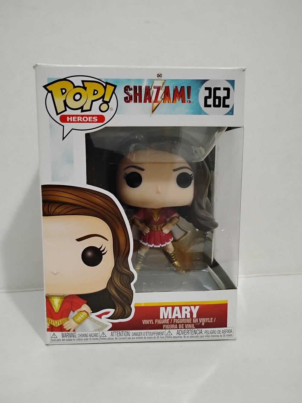 Funko Heroes Shazam Mary #262 - Red Vinyl Figure